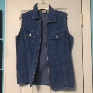Blue jean jacket/vest